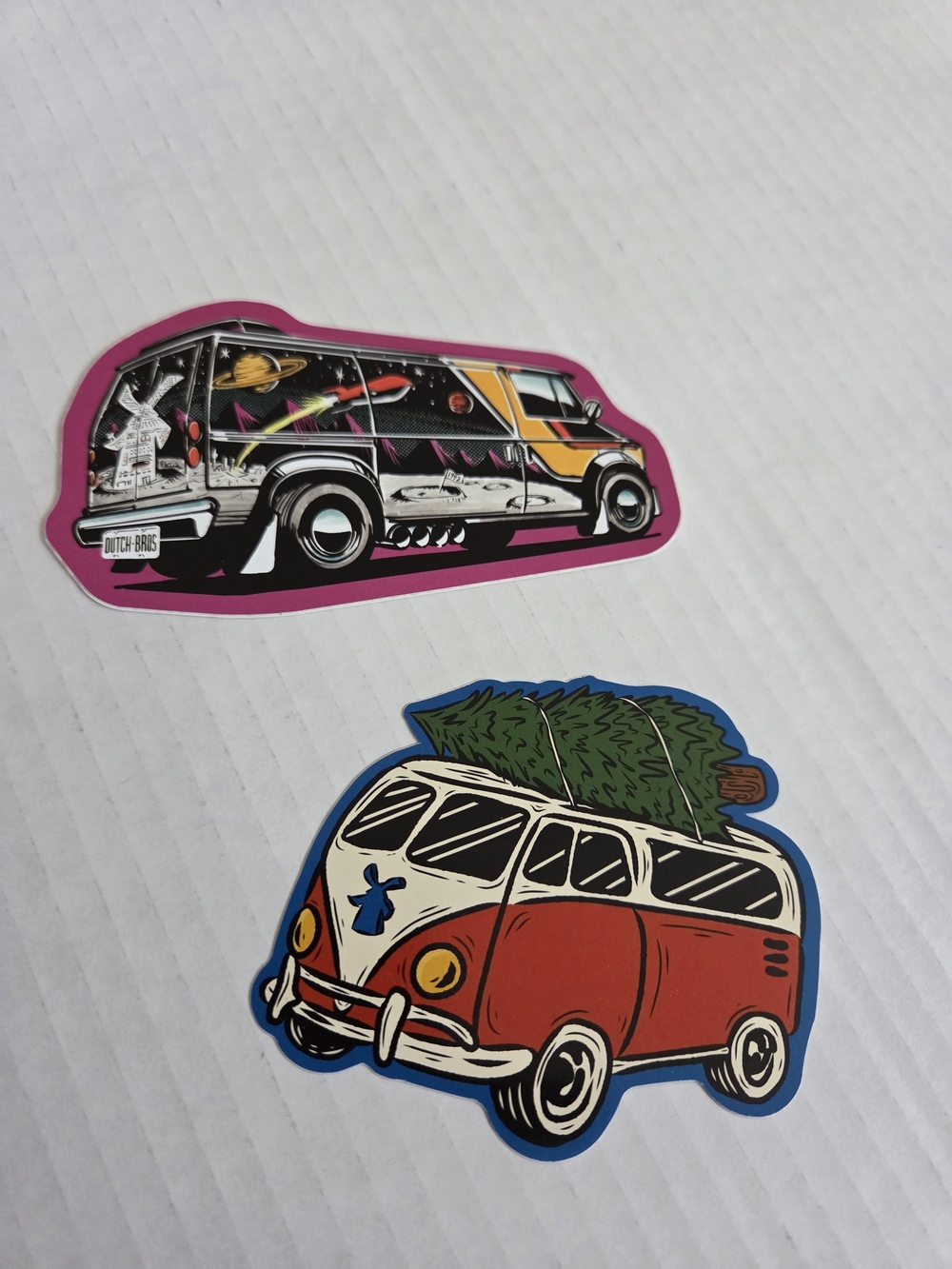 Dutch Bros authentic stickers from previous sticker drops